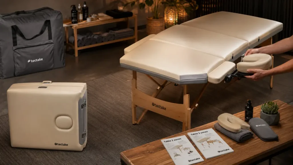 Table de massage Tectake : 3 critères pour choisir le modèle adapté à votre pratique