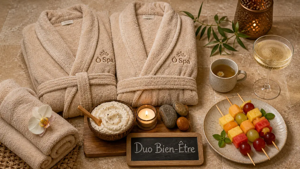 e'zen spa spa - sauna - hammam massages & soins : duo bien-être, peignoirs et pierres de sauna
