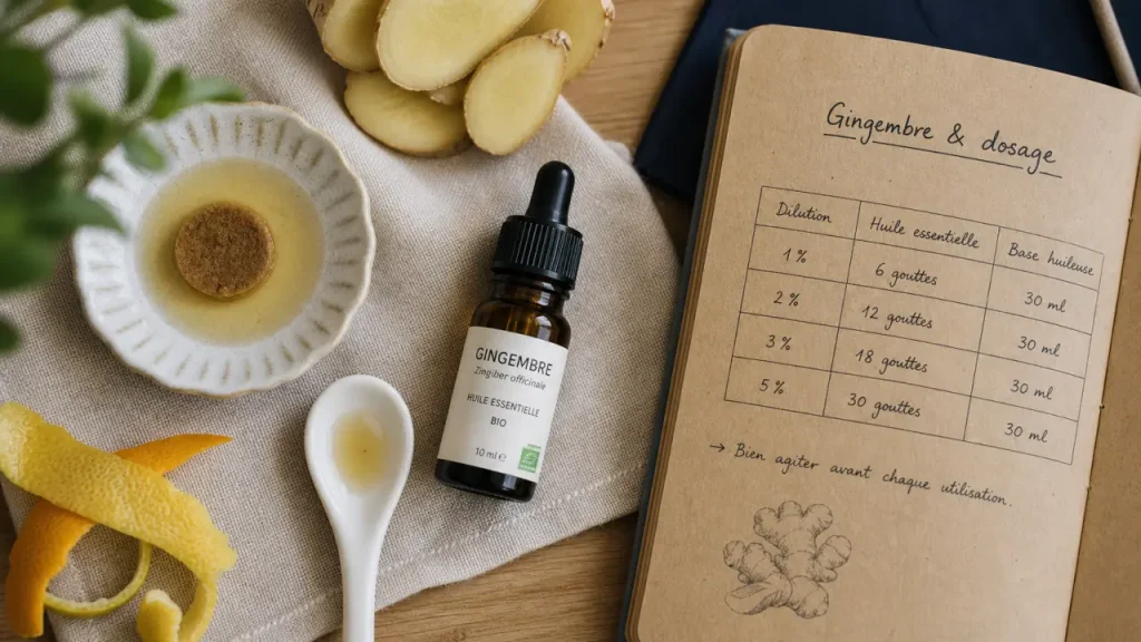 Digestion, tonus, libido : l’huile essentielle de gingembre à utiliser avec méthode