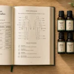 Ma bible des huiles essentielles : livre et flacons d’huiles essentielles pour maux du quotidien