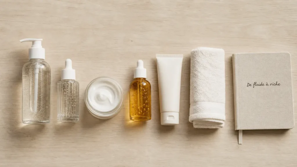 Routine soin visage : l’ordre matin/soir et les textures à respecter selon votre peau