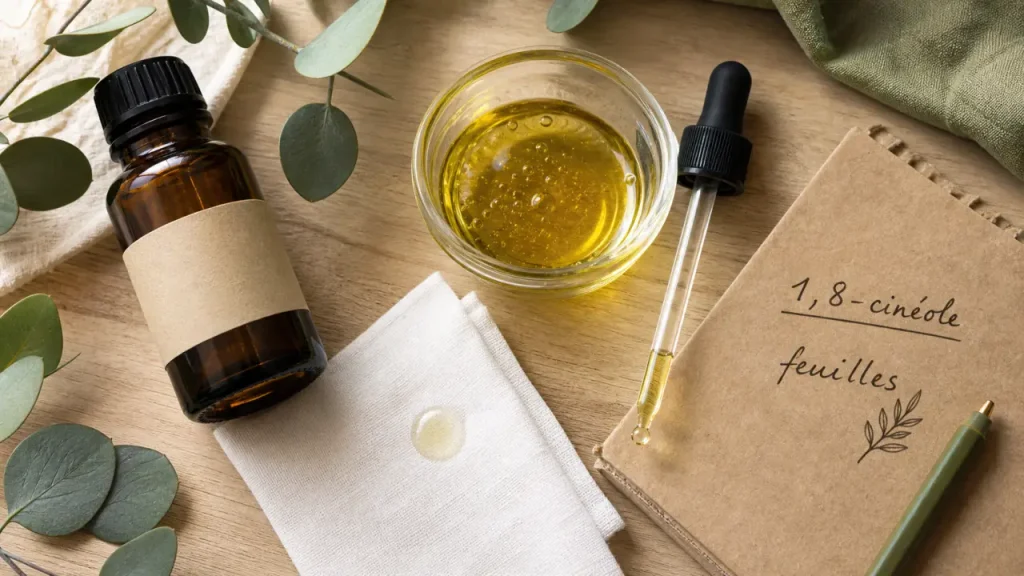 Huile essentielle de Saro : rhume, bronches et dilution à 20 % sans erreur