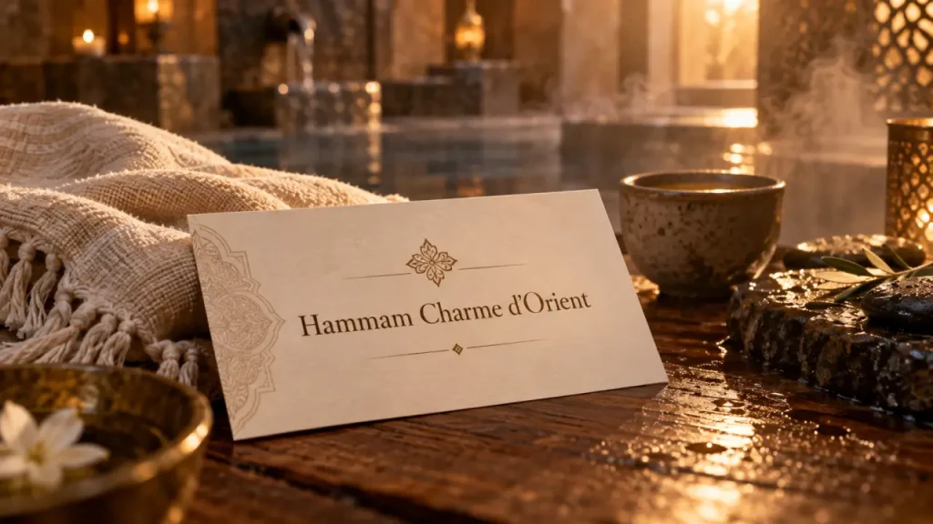 Charme d’Orient hammam : un bon cadeau flexible, sans date limite mais non remboursable