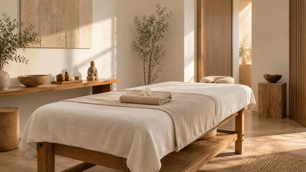 Ambiance d'un salon Ma Thaï Massage Bien-Être à Belfort