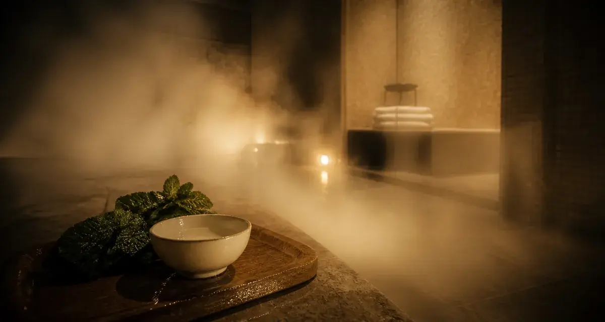 Hammam zen caen : vapeur, bol de soins et cabine de repos