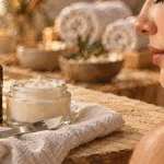 Soin anti age visage : sérum ambré et crème, éclat et rides