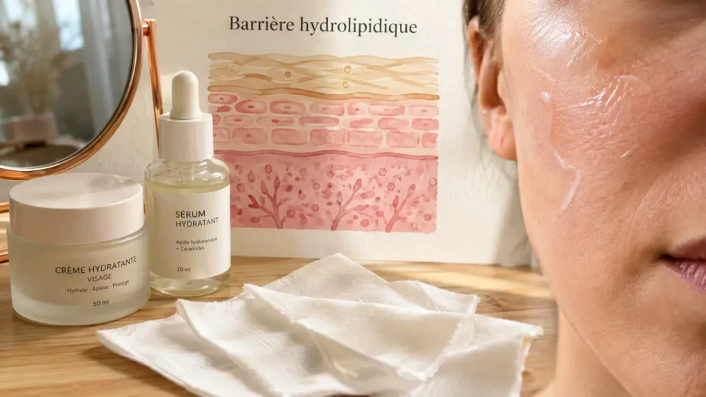 Peau qui tiraille, actifs utiles et textures à éviter : choisir un soin hydratant visage sans se tromper