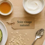 Soin pour visage naturel : miel, yaourt, avoine et avocat