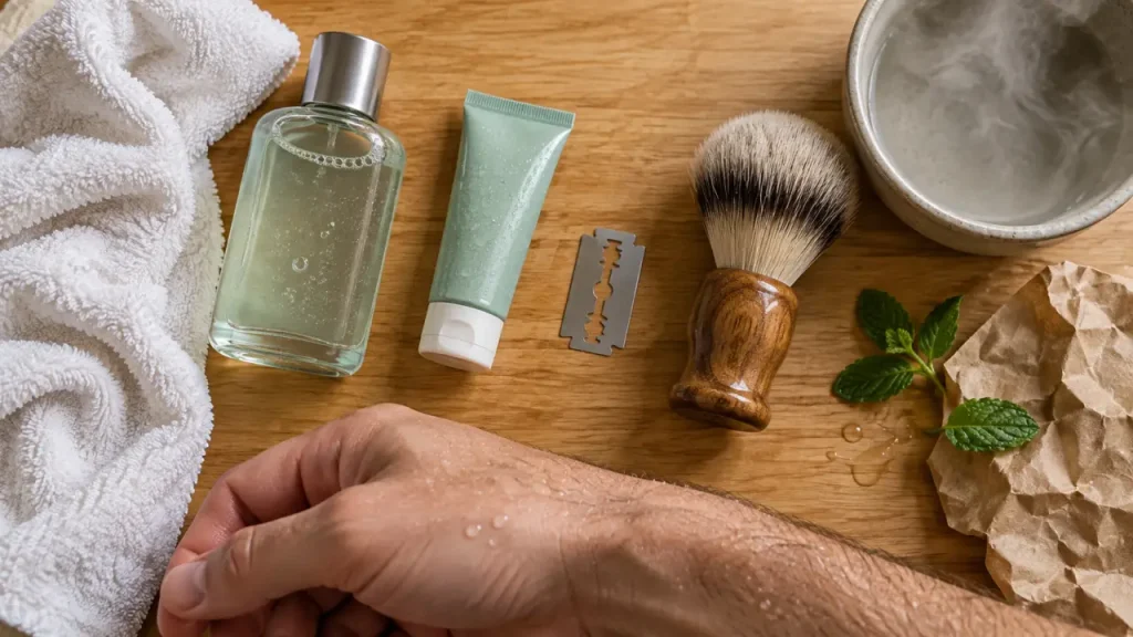 Soin pour le visage homme : une peau nette sans feu du rasoir, avec 4 gestes simples