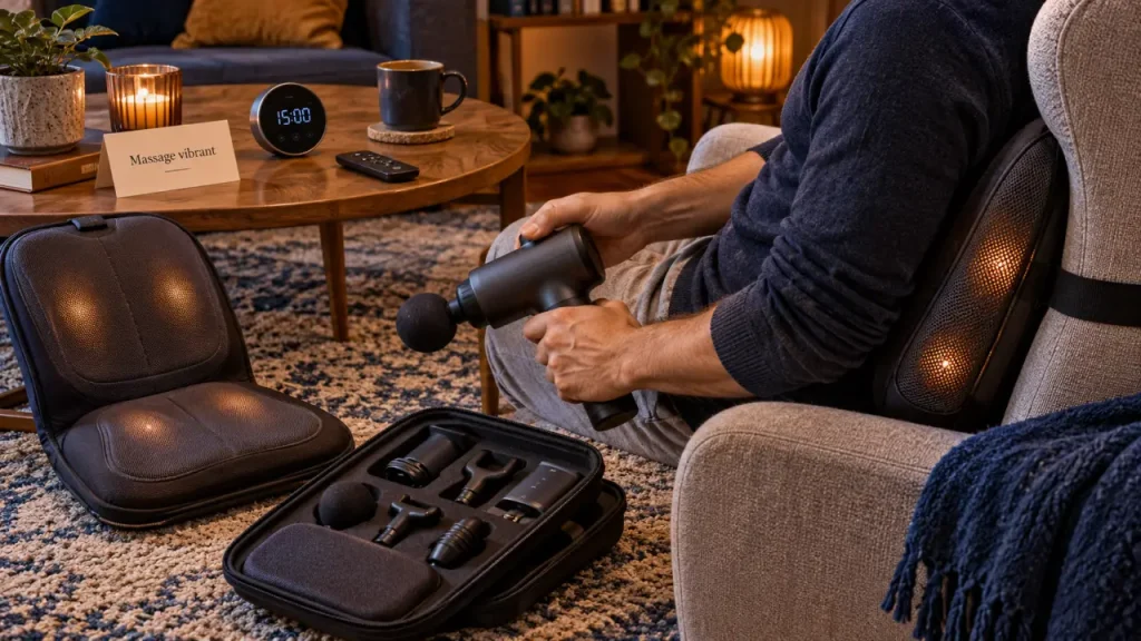 Un appareil de massage vibrant pour le dos se choisit selon la zone, pas selon la puissance