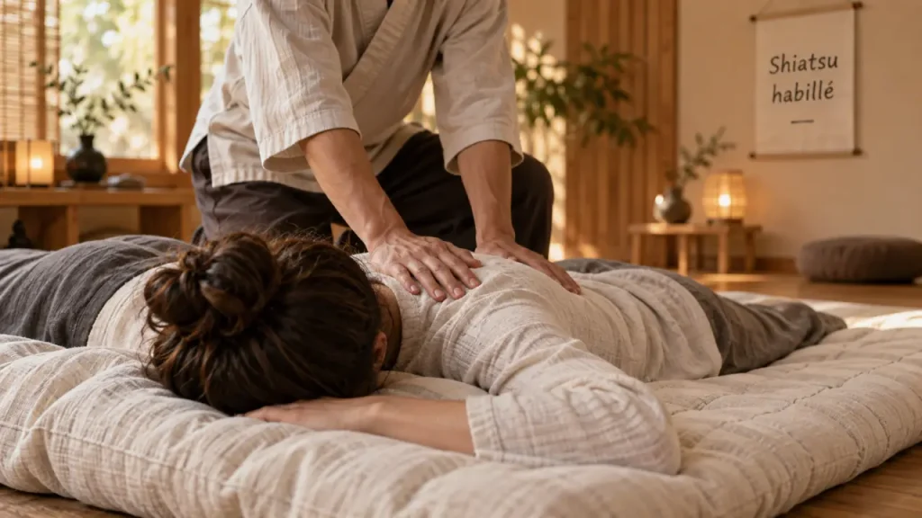 Massage shiatsu : quels bienfaits pour le stress, le sommeil et les tensions ?