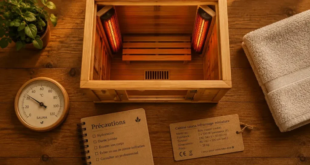 Sauna infrarouge : chaleur directe, installation pratique et choix raisonné à domicile